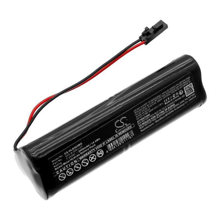 Hill-Rom lääketieteellisen laitteen Active Care DTV yhteensopiva akku 2000mAh
