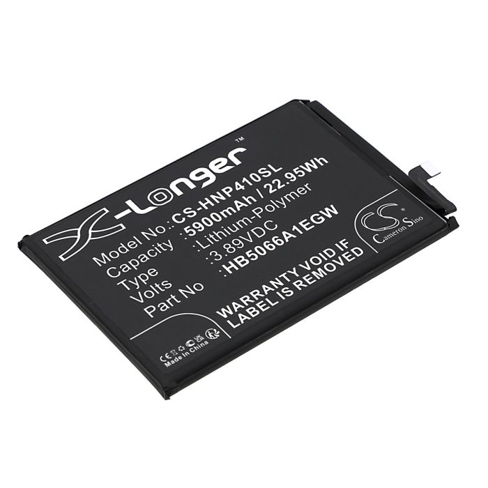 Honor puhelimen Play 40 Plus / Play 40 Plus 5G Premium yhteensopiva akku 5900mAh
