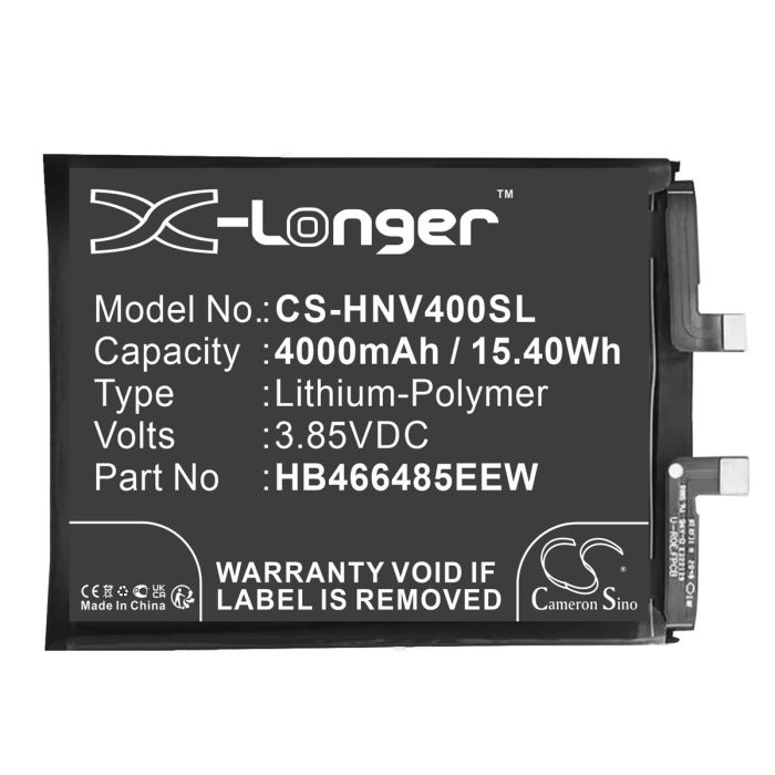 Honor puhelimen View 40 yhteensopiva akku 3600mAh