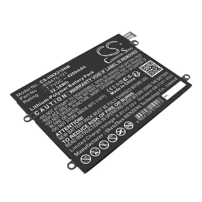 HP kannettavan tietokoneen NNotebook X2 10-P043TU / Notebook X2 10-P000NA yhteensopiva akku 4200mAh
