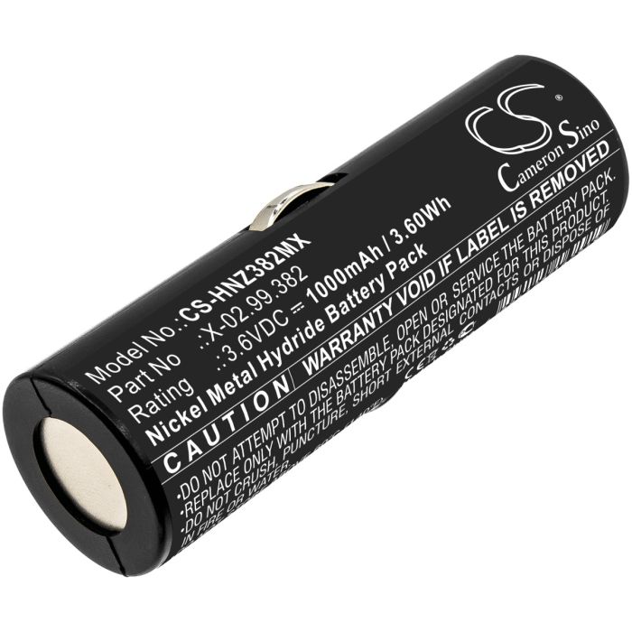 Heine lääketieteellisen laitteen Beta Handles / ophthalmoscope Beta 200 yhteensopiva akku 1000mAh