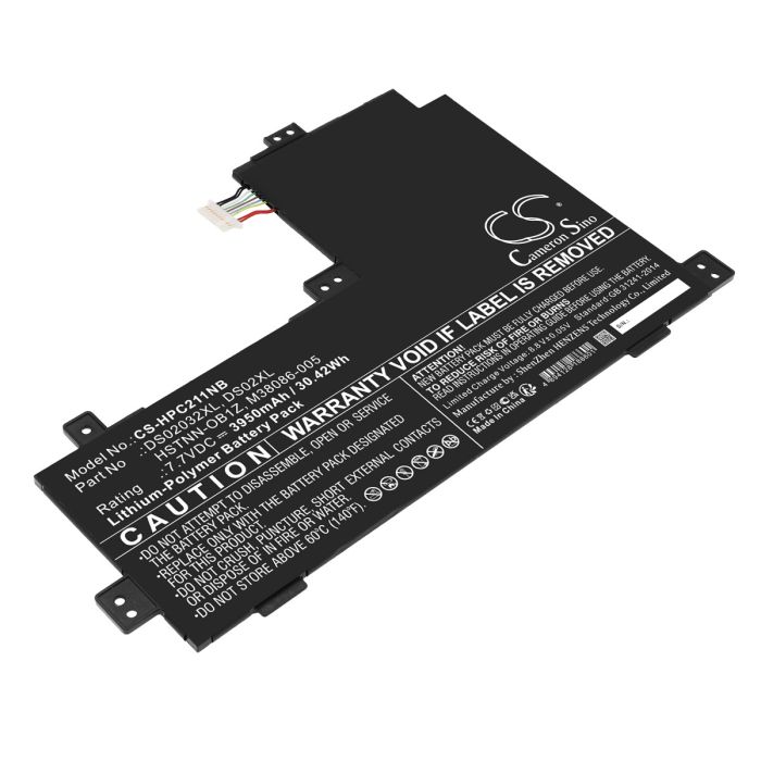 HP kannettavan tietokoneen 40Q85UA / Chromebook X2 11-DA0013DX yhteensopiva akku 3950mAh