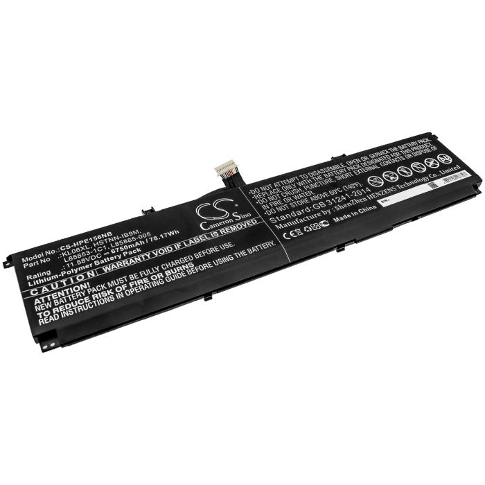 HP kannettavan tietokoneen Envy 15-EP0000NS / Envy 15-EP0000NU yhteensopiva akku 6750mAh