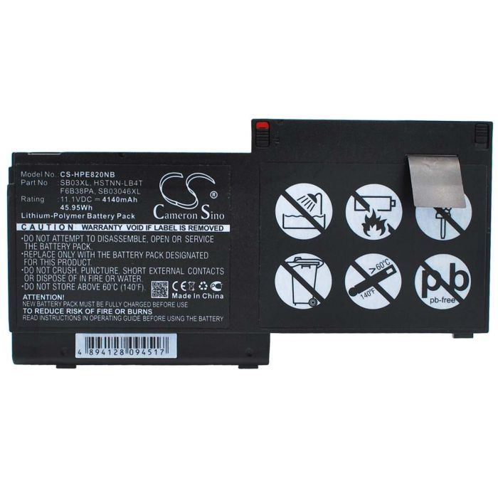 HP Elitebook 820, Elitebook 820 G1 akku 4140 mAh