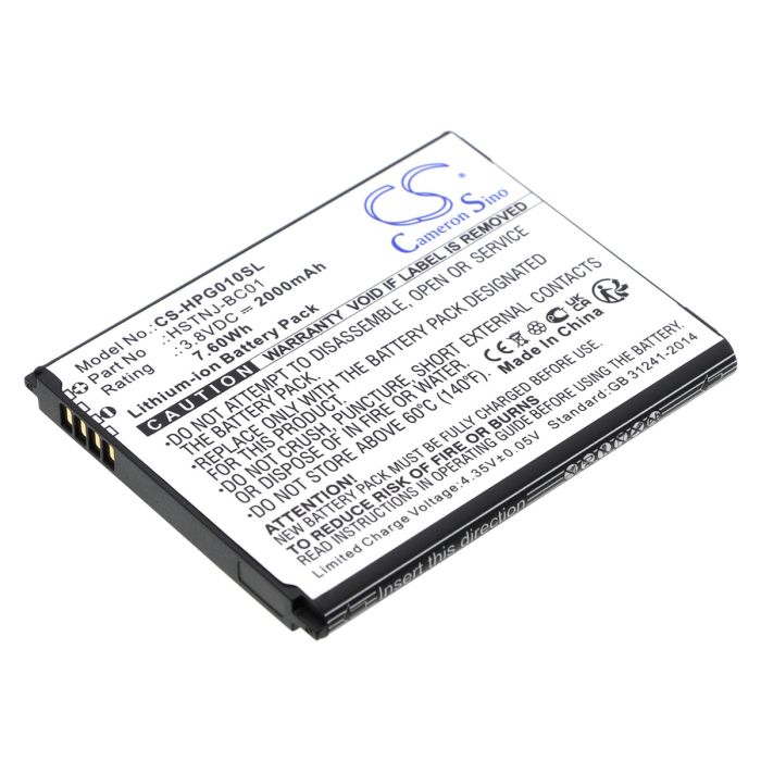 HP laskimen Prime Graphing Calculator / RMN HSTNJ-BC01 yhteensopiva akku 2000mAh