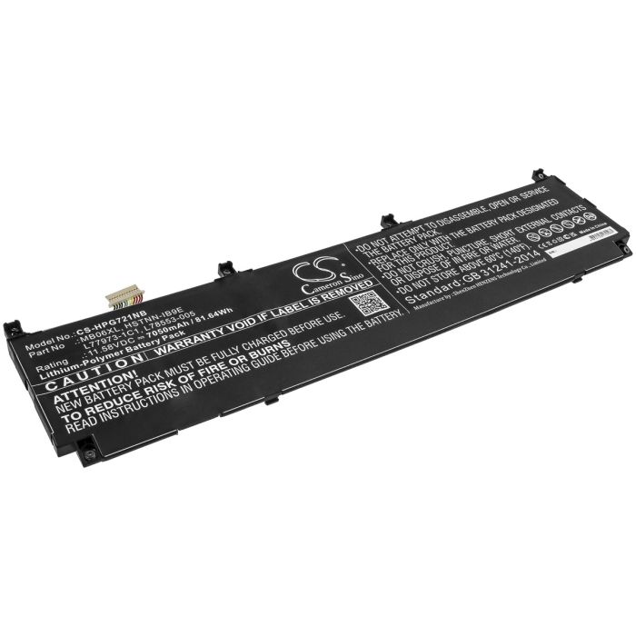 HP kannettavan tietokoneen ZBook Create G7 / ZBook Studio G7 yhteensopiva akku 7050mAh