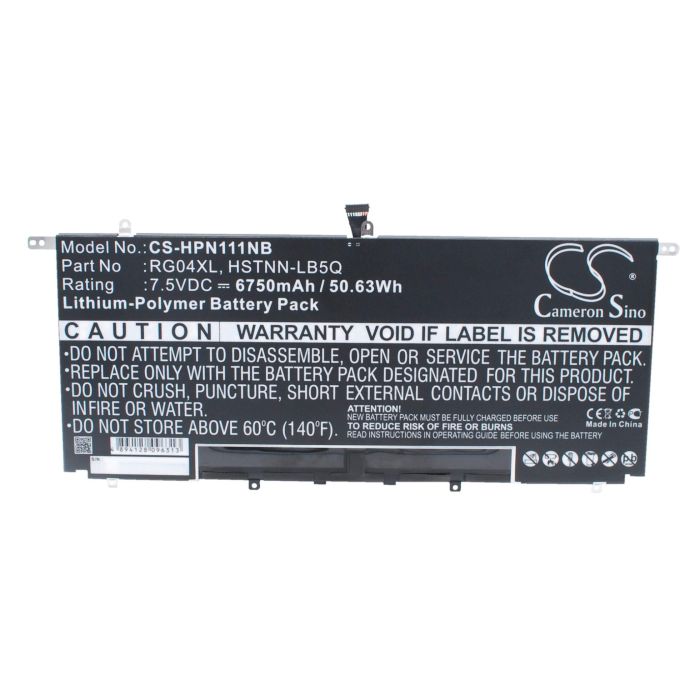 HP Spectre 13-3000, Spectre 13t-3000, TPN-F111 akku 6750 mAh