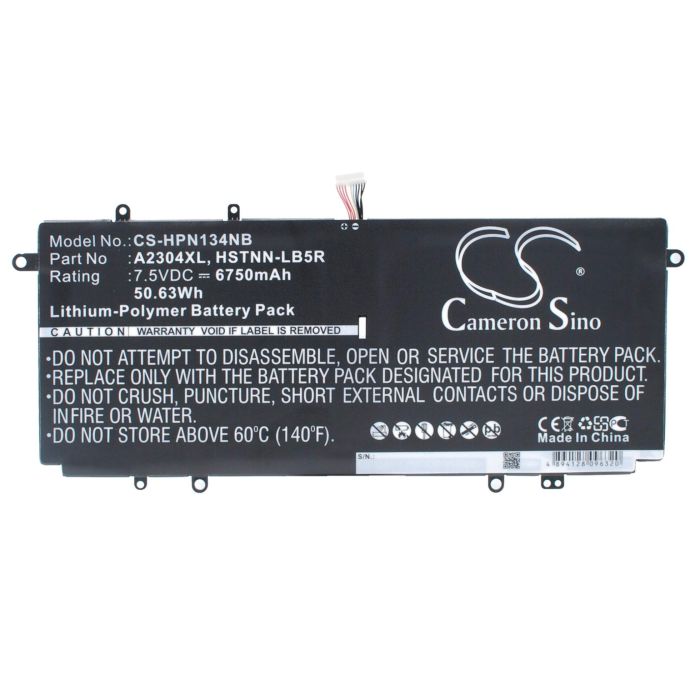 HP Chromebook 14, Chromebook 14Q, Chromebook 14-Q000ED akku 6750 mAh