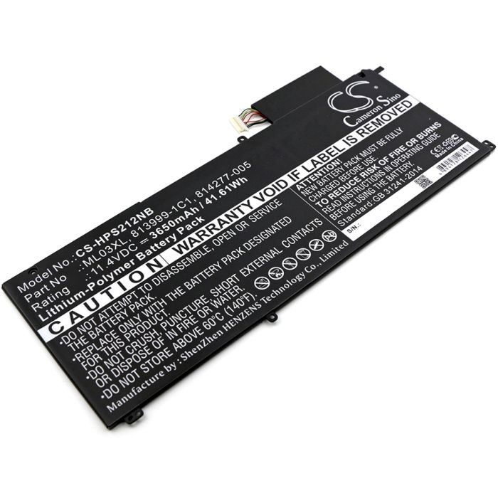 HP Spectre X2 12" akku 3650 mAh
