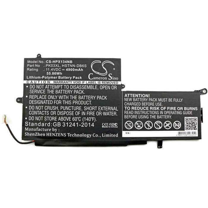 HP Spectre 13-4000 / Pro X360 akku 4900 mAh