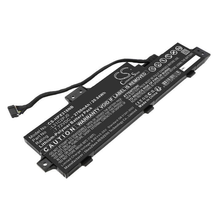 Lenovo kannettavan tietokoneen Pavilion x360 13-u018TU yhteensopiva akku 2700mAh