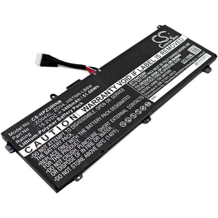 HP Zbook Studio G3 akku 3400 mAh