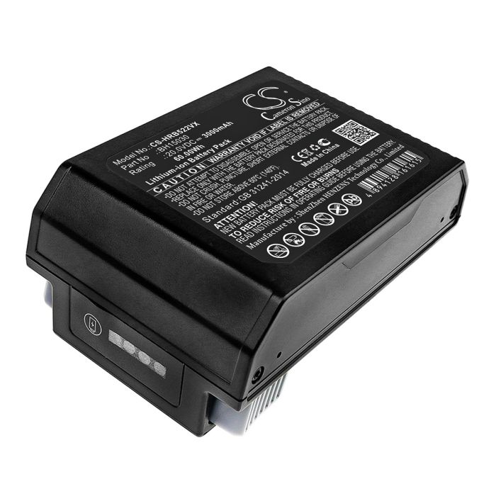 Hoover pölynimurin tai robotti-imurin BH55210 / BH53310 yhteensopiva akku 3000mAh