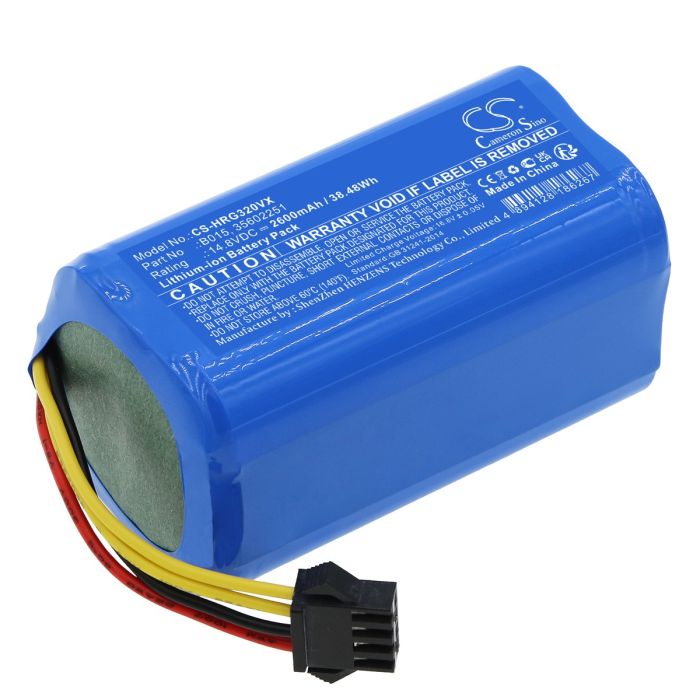 Hoover pölynimurin tai robotti-imurin HGO31 / HGO32 yhteensopiva akku 2600mAh