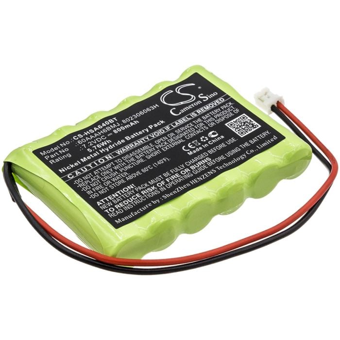 Yale hälytysjärjestelmien Easy AI / Easy EF yhteensopiva akku 800mAh