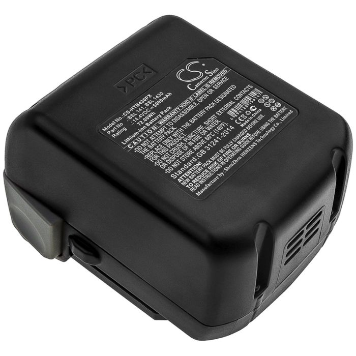 Hitachi sähkötyökalujen / porakoneiden 14DSL / C 14DSL yhteensopiva akku 5000mAh