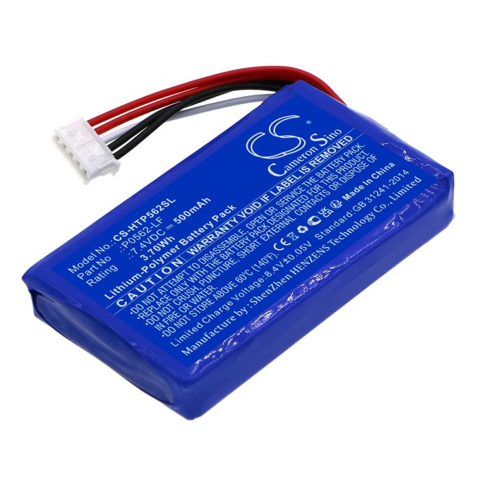HP valokuvatulostimen Sprocket 100 / 2FR87A yhteensopiva akku 500mAh