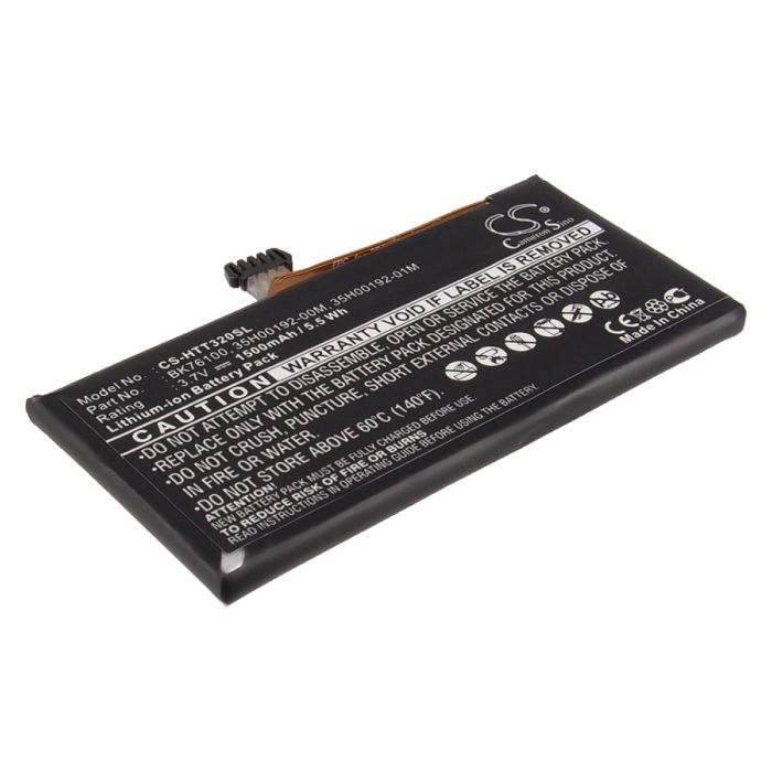 HTC HTC One V, T320, T320e, Primo yhteensopiva akku - 1500mAh