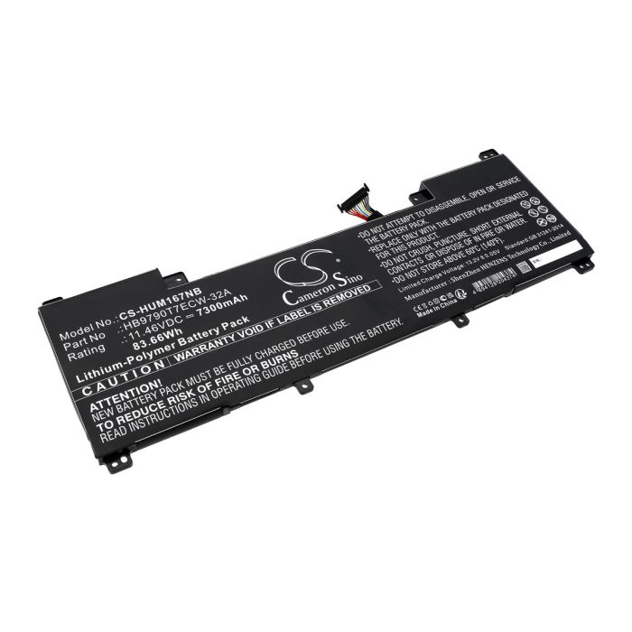 Huawei kannettavan tietokoneen MateBook 16s i7 / MateBook 16 CREM-WFD9 yhteensopiva akku 7300mAh