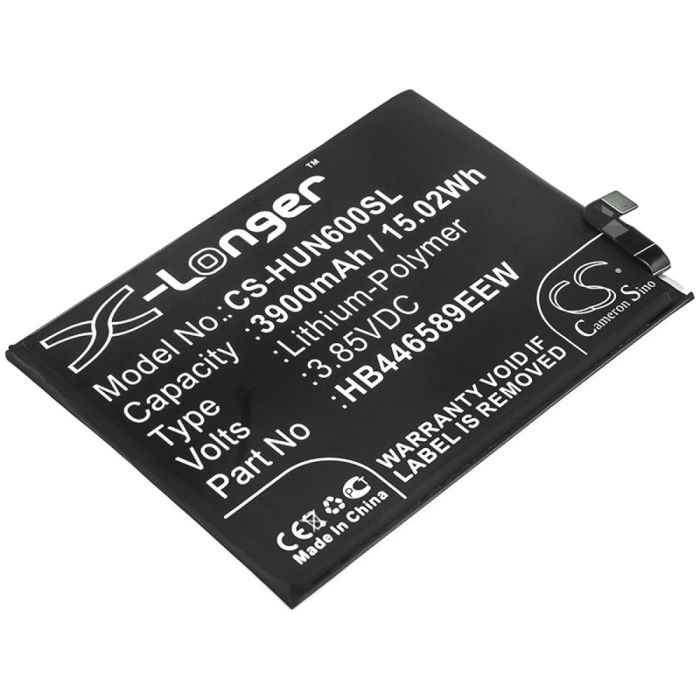 Huawei älypuhelinten Nova 6 / WLZ-AL10 yhteensopiva akku 3900mAh