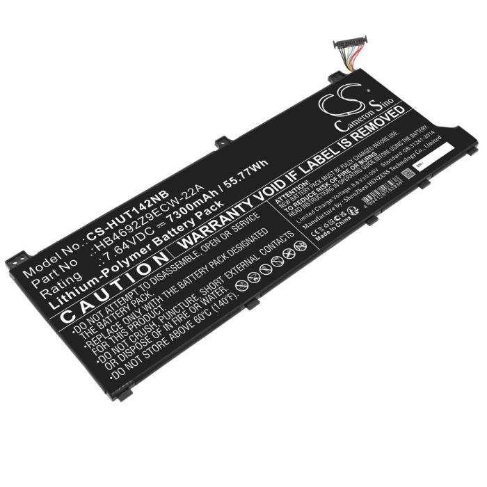 Huawei kannettavan tietokoneen MateBook D 15 Ryzen 5 5500U / MagicBook 14 2020 yhteensopiva akku 7300mAh Huawei kannettavan tietokoneen MateBook D 15 Ryzen 5 5500U / MagicBook 14 2020 yhteensopiva akku 7300mAh