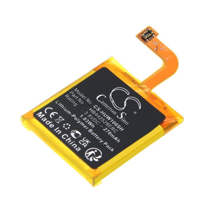 Huawei älykellon Watch 1 yhteensopiva akku 270mAh