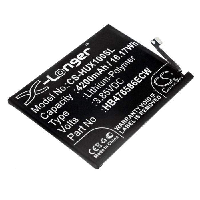 Huawei älypuhelinten Honor X10 / Honor X10 5G yhteensopiva akku 4200mAh