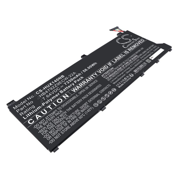 Honor kannettavan tietokoneen MagicBook X14 / NDR-WFH9HN yhteensopiva akku 7330mAh