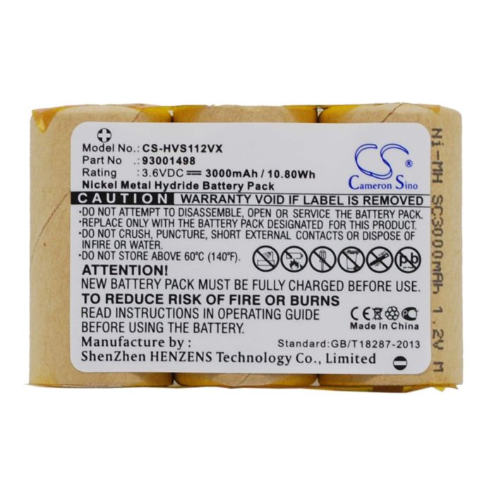 Hoover S1120 akku 3000mAh / 10.80Wh