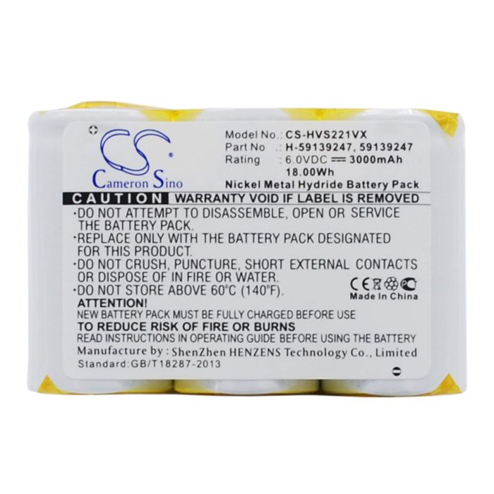Hoover S2211 akku 3000mAh / 18.00Wh