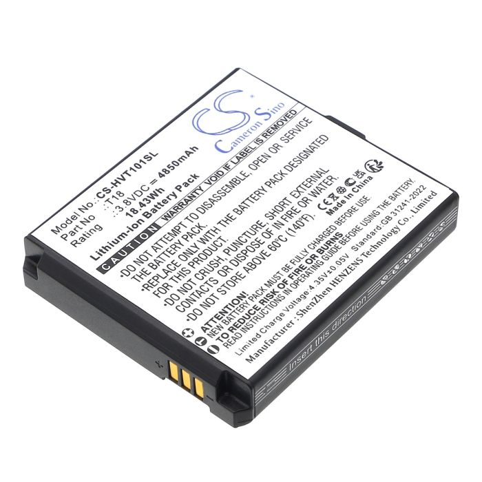 Hikvision valvontakameran DS-MDT101/GLE yhteensopiva akku 4850mAh