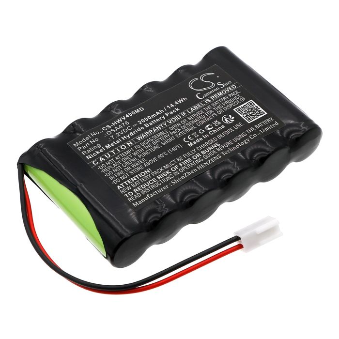 H-Wave lääketieteellisen laitteen H4 / OTC yhteensopiva akku 2000mAh