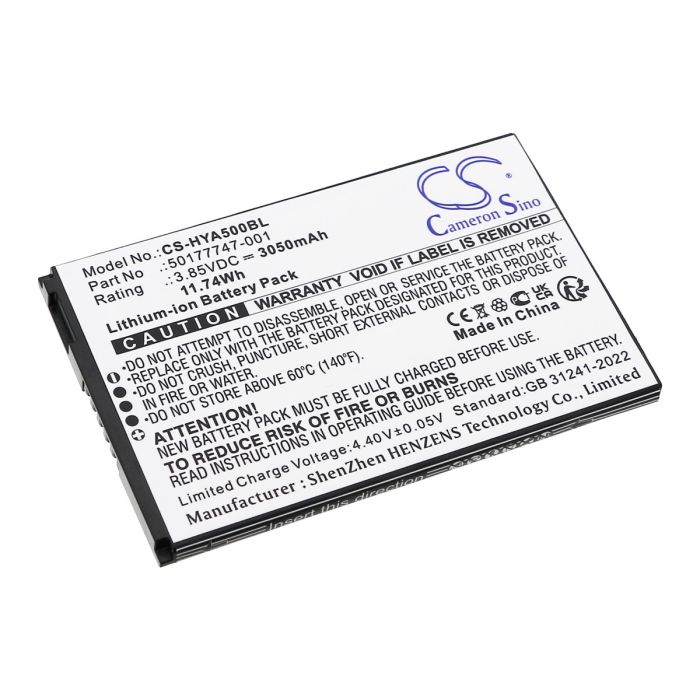 Honeywell viivakoodinlukijan ScanPal EDA5S yhteensopiva akku 3050mAh