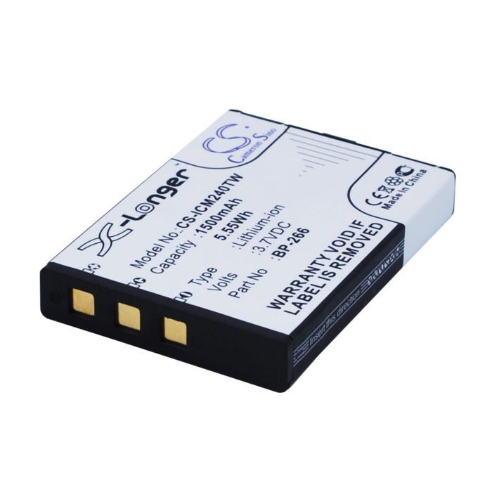 Icom IC-M23 akku 1500mAh / 5.55Wh