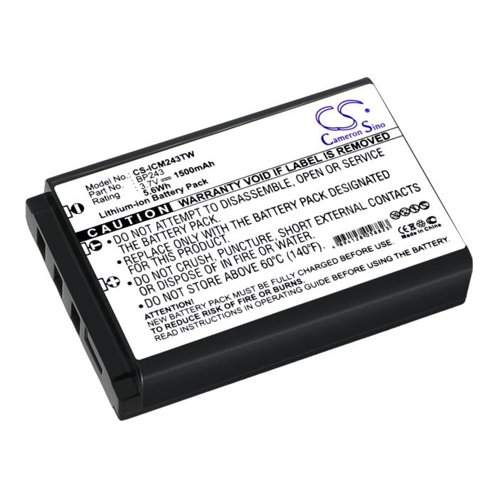 Icom IC-E7, IC-P7, IC-P7A akku 1500mAh