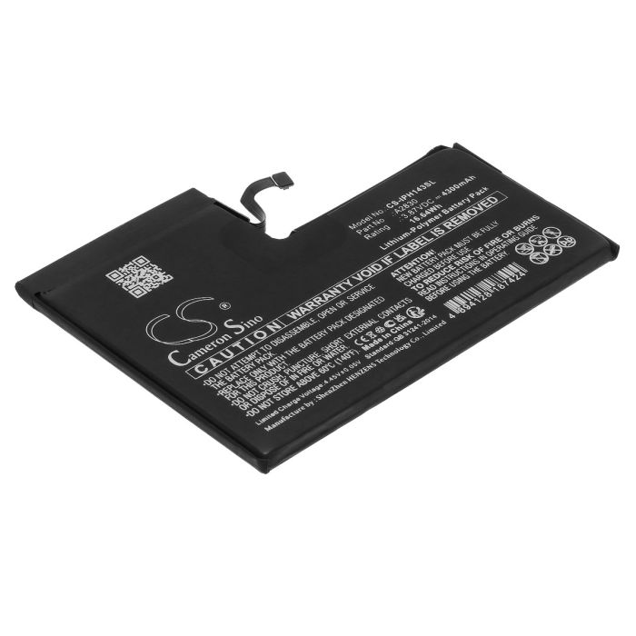 Apple iPhone 14 Pro Max yhteensopiva akku 4300mAh