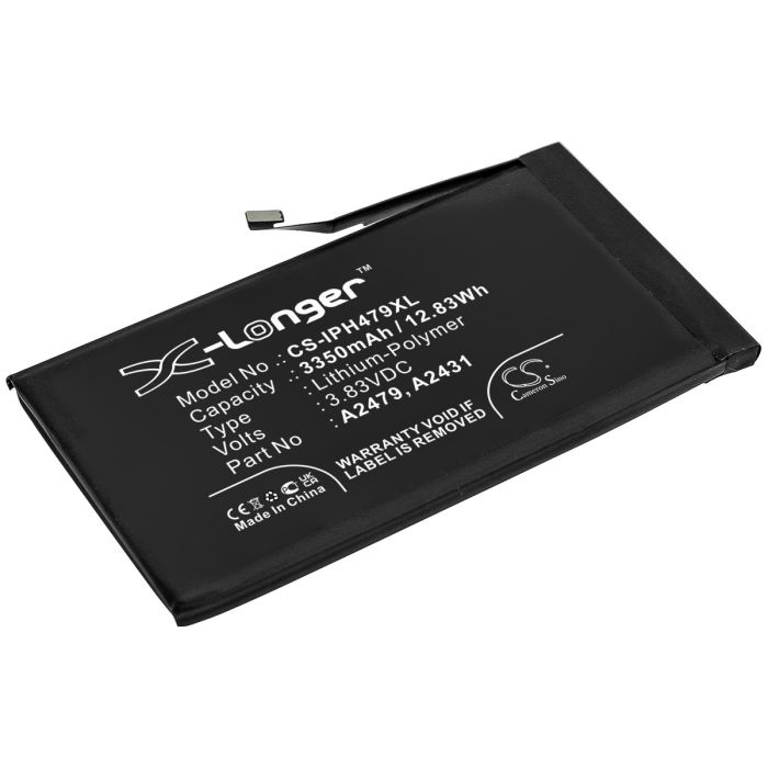 Apple älypuhelinten iPhone 12 / iPhone 12 Pro yhteensopiva tehoakku 3350mAh