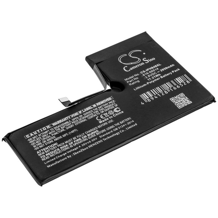 Apple  iPhone Xs yhteensopiva tehoakku 2950mAh