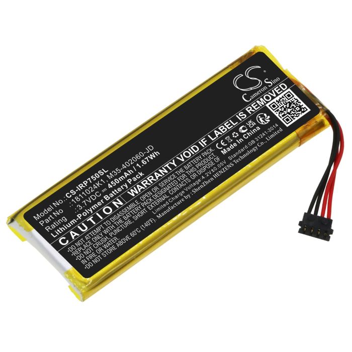 Ingenico maksupäätteen ROAM RP750X yhteensopiva akku 450mAh