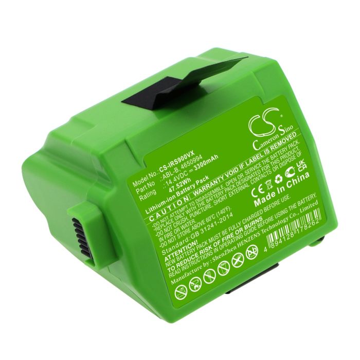 iRobot pölynimurin tai robotti-imurin Roomba S9 / Roomba S9+ yhteensopiva akku 3300mAh