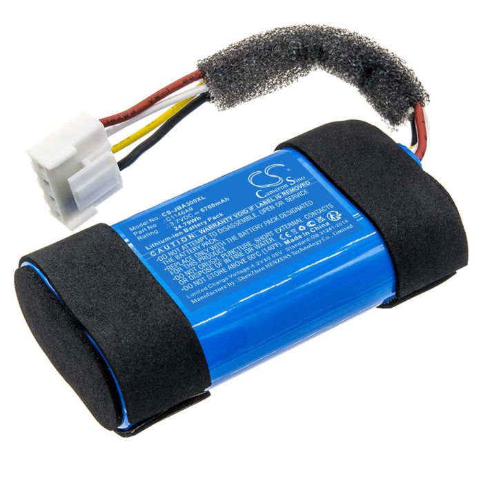 JBL kaiuttimen Authentics 300 yhteensopiva akku 6700mAh