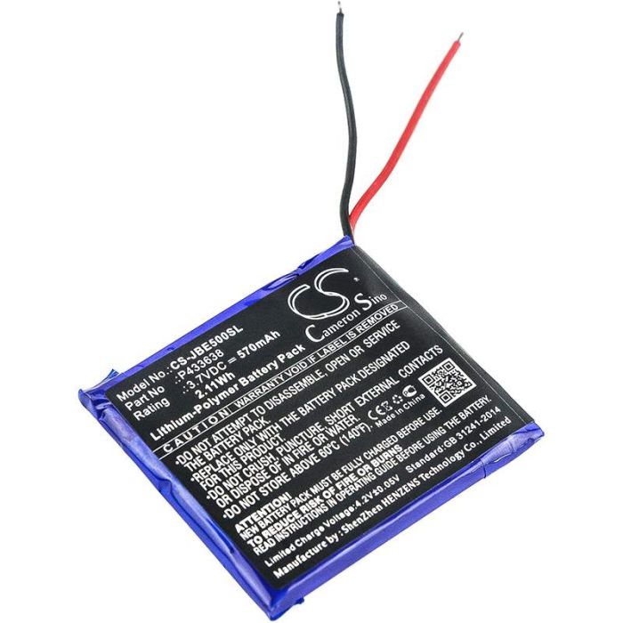 JBL Synchros E50BT akku 570mAh / 2.11Wh JBL Synchros E50BT akku 570mAh / 2.11Wh