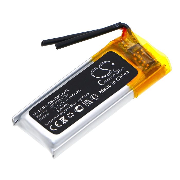 JBL langattomien kuulokkeiden inspire 500 yhteensopiva akku 110mAh