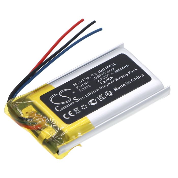 JBL langattomien kuulokkeiden UA SPORT / UAONEARBTBK yhteensopiva akku 450mAh