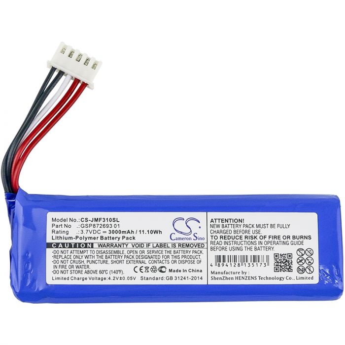 JBL Flip 4 Kaiuttimen akku 3000mAh