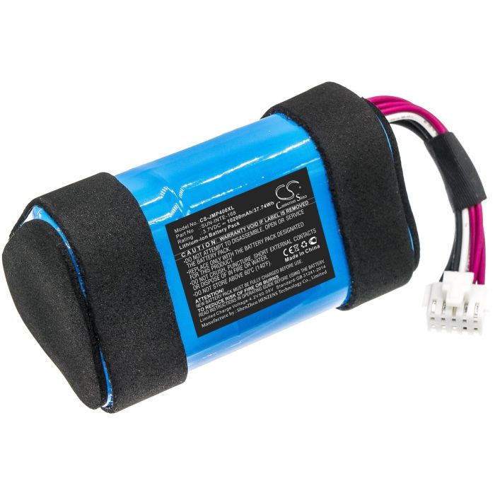 JBL kaiuttimien Pulse 4 yhteensopiva akku 10200mAh