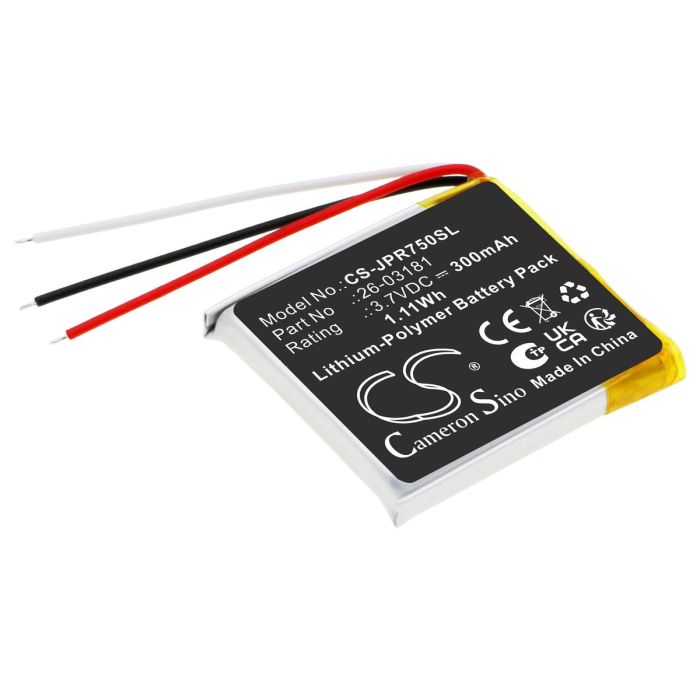 Jabra kuulokkeiden Engage 65 Mono, Engage 65 Stereo yhteensopiva akku 300mAh