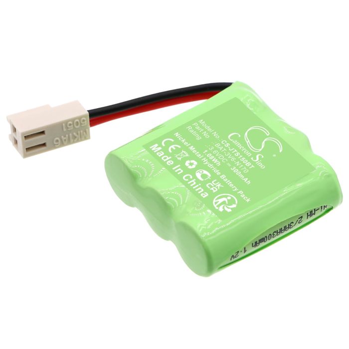 Jablotron hälytysjärjestelmien JA-150A yhteensopiva akku 300mAh
