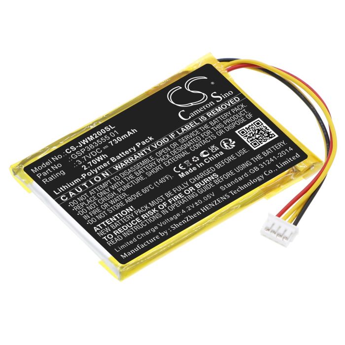 JBL kaiuttimen Wind 2 yhteensopiva akku 730mAh