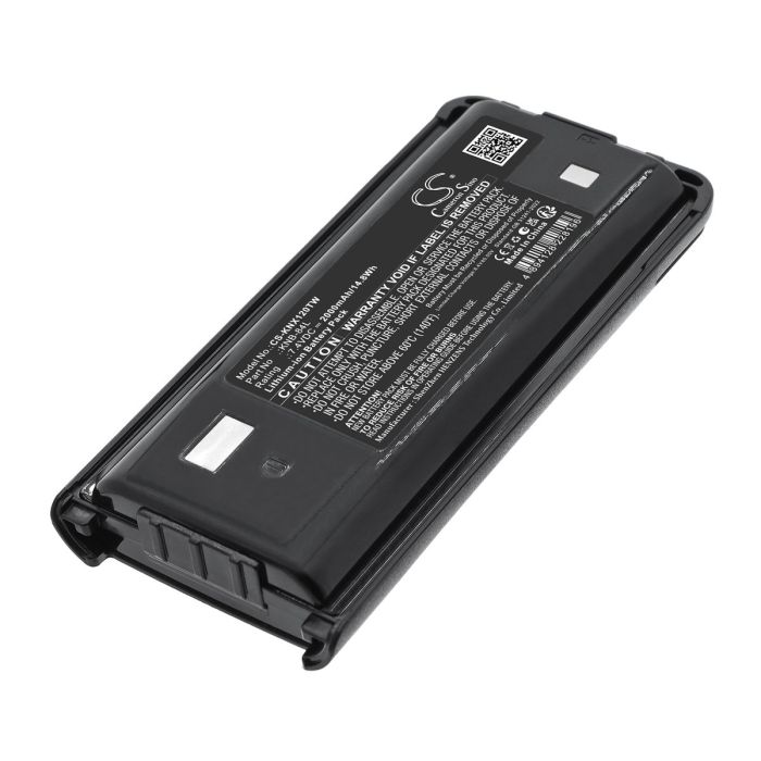 Kenwood radiopuhelimen NX-240V, NX-340U yhteensopiva akku 2000mAh